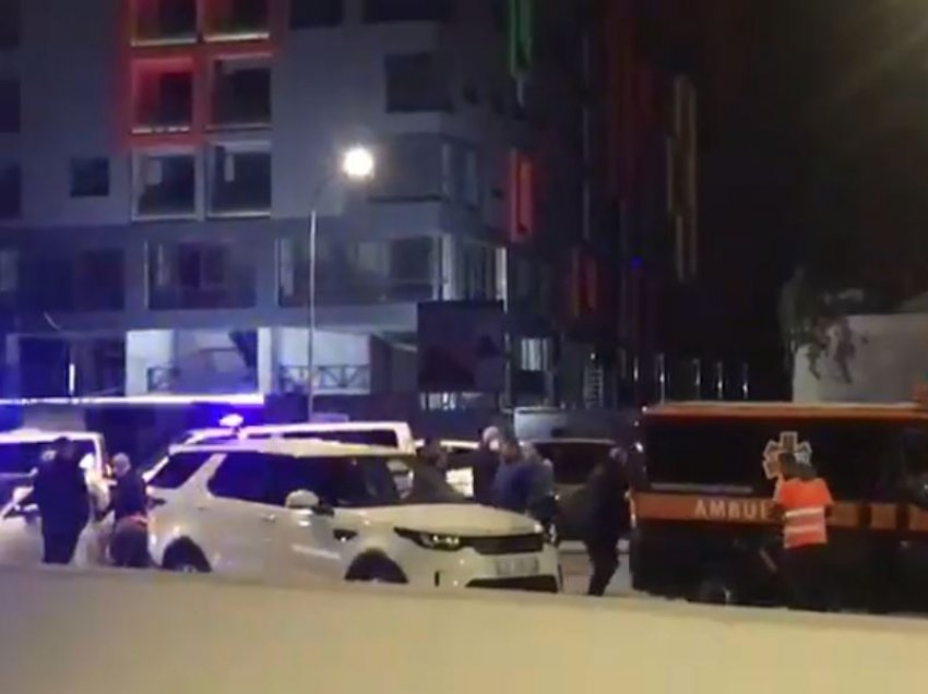 Ambulanca dhe policia në këmbë! Pamjet të reja nga atentati në Tiranë