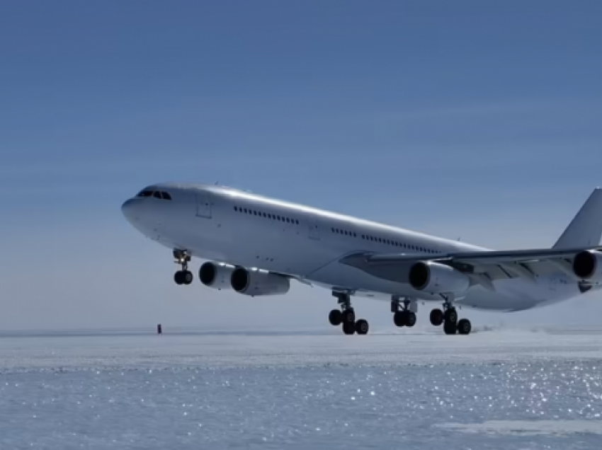 Aterrimi i pabesueshëm i Airbusit të parë A340 në Antarktik