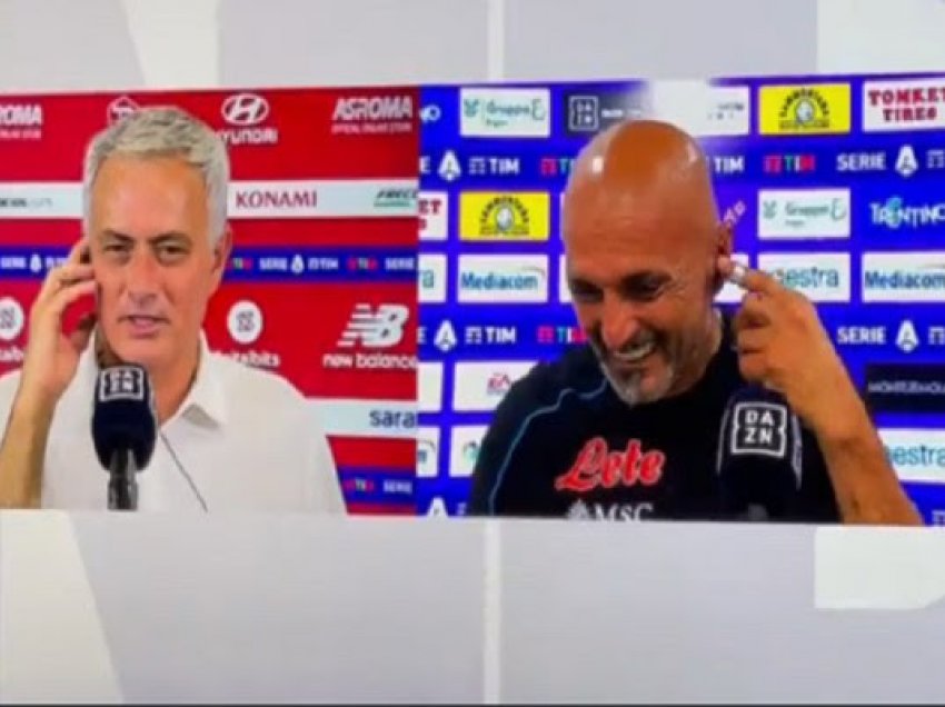 ​Mourinho dhe Spalletti në një bisedë interesante në TV, kjo ishte pyetja provokuese e portugezit
