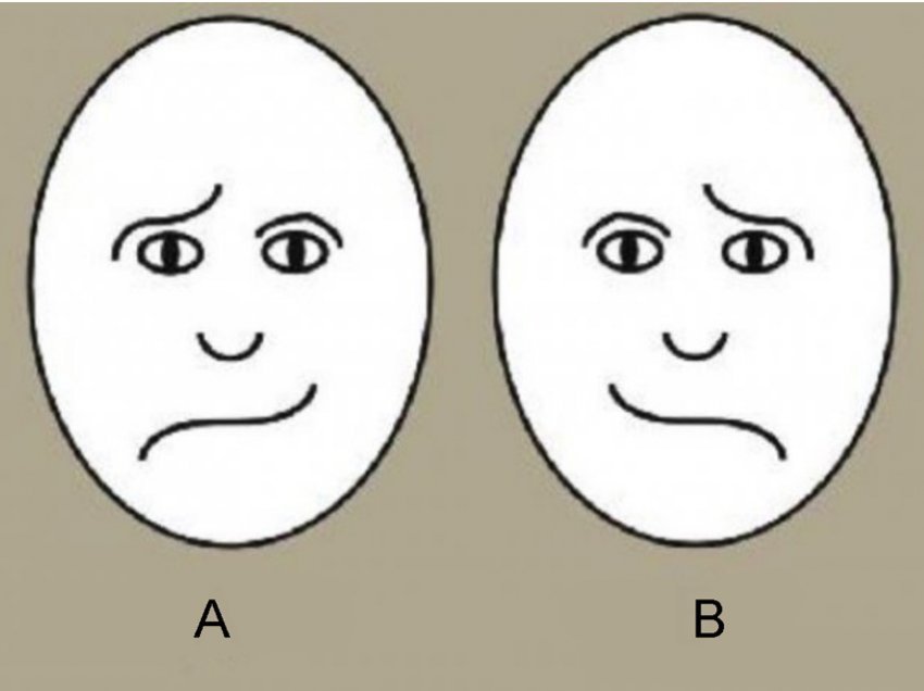 Zgjidhni fytyrën që ju duket më e lumtur, përgjigja zbulon se si funksionon truri juaj