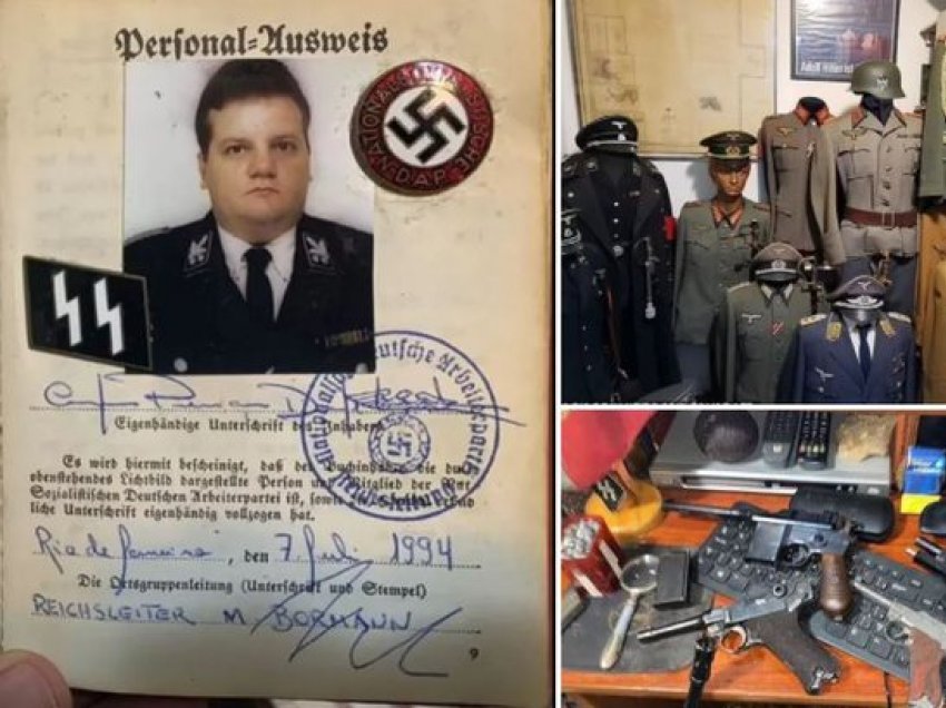 Monstrës-pedofil i gjenden 3,5 milionë usd veshje naziste, armë dhe foto të Hitlerit 