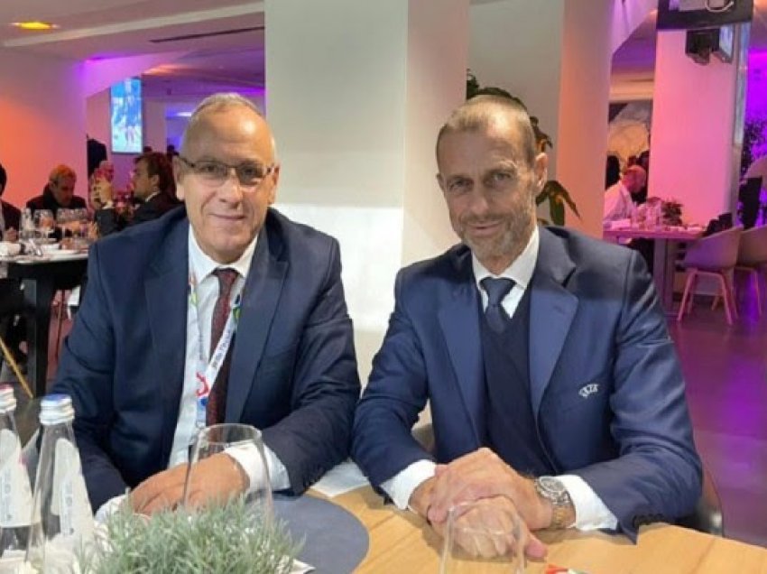 Kryetari i FFK-së Ademi takohet me të parin e UEFA-së, Aleksandër Çeferin