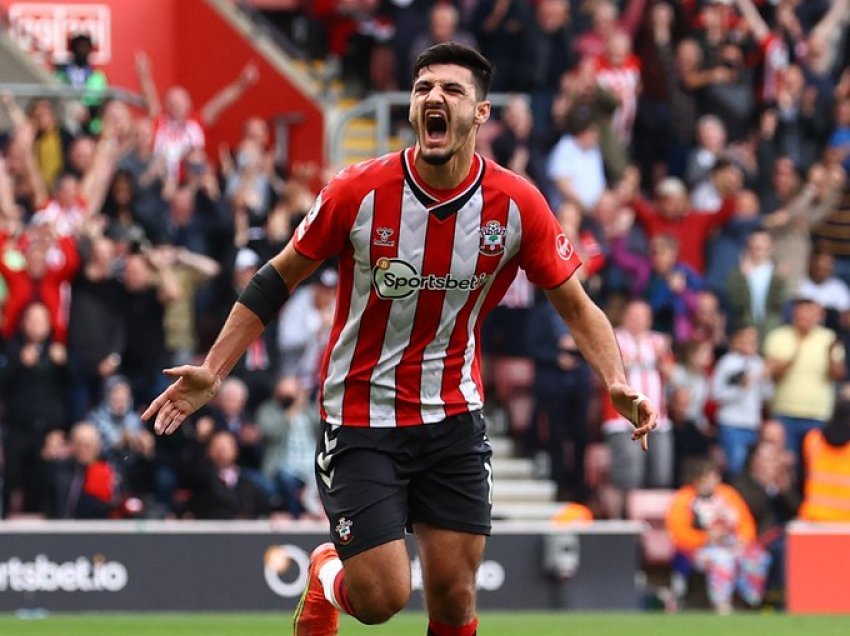 Shënoi golin fitues ndaj  Southamptonit, faqja zyrtare e Premier Ligës me dedikim special për Armando Brojën 