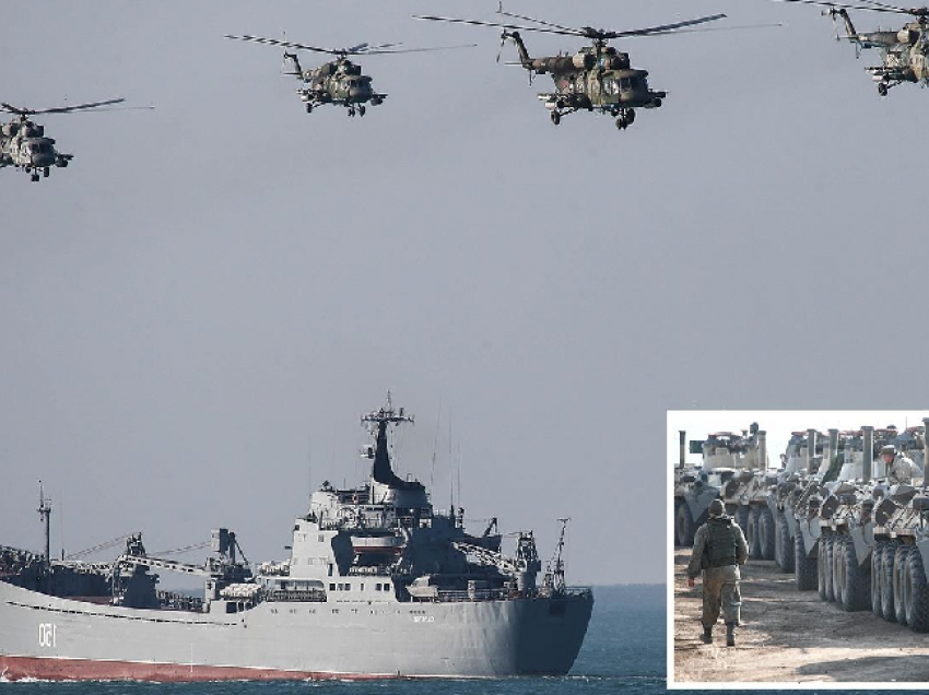 Rusia mban manovra “pushtimi të Ukrainës” me 40 luftanije e 30 avionë në Detin e Zi 