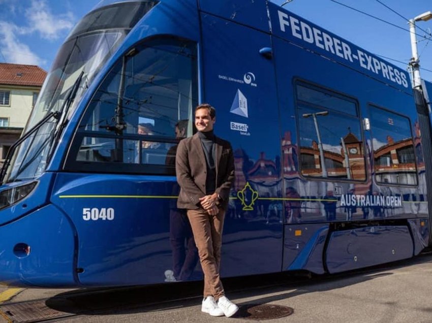 Inaugurohet tramvaji me emrin e Federerit