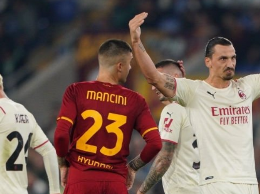 Mbyllet pjesa e parë: Milan në epërsi ndaj Romës falë eurogolit të Ibrahimovic
