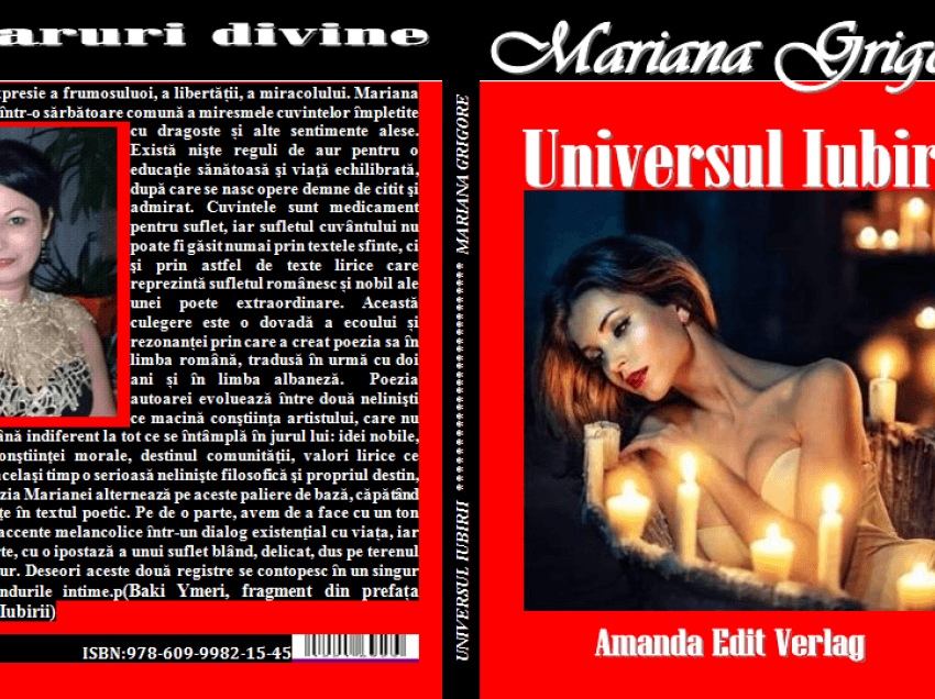 Mariana Grigore dhe universi i dashurisë