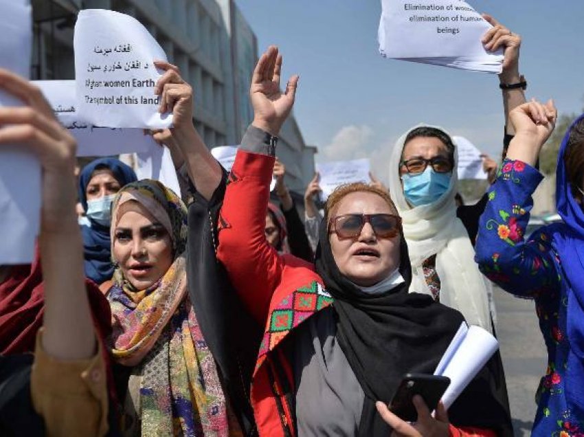 Gratë afgane protestuan në Kabul për të drejtat e tyre