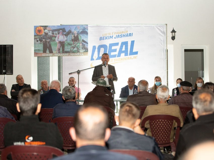 Bekim Jashari merr mbështetje të fuqishme në Klinë të Epërme të Skenderajt