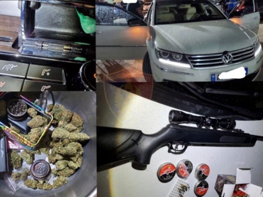 Kokainë, pushkë sportive e fishekë manovër, policia aksion në Durrës