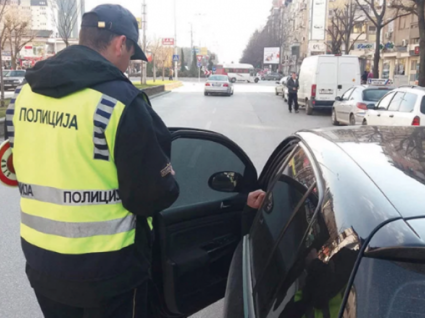 Gjoba për 185 shoferë në Shkup, 41 për vozitje të shpejtë