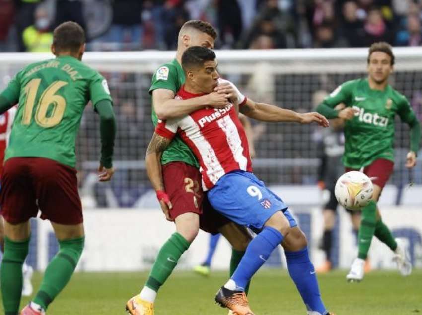 Atletico zhgënjen në duel me skuadrën e shqiptarit
