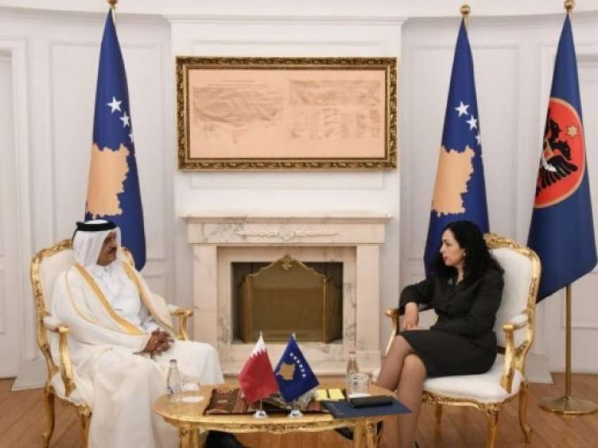 ​Osmani priti në takim ambasadorin jorezident të Katarit, Al-Marri