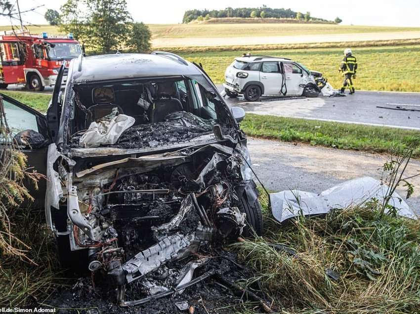 Aksident i rëndë në Gjermani, një i vdekur e nëntë të lënduar