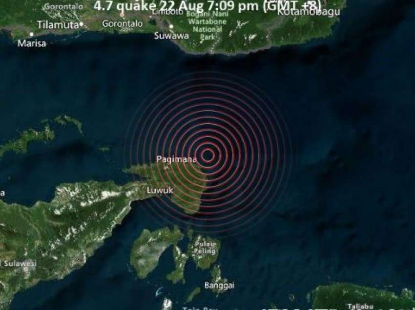 Tërmet i fuqishëm në Indonezi, lëkundjet zgjasin një minutë