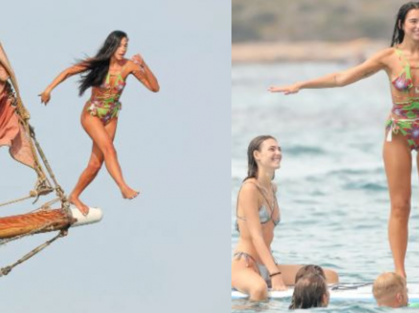 Dua Lipa shijon në maksimum pushimet së bashku me miqtë e saj në Ibiza