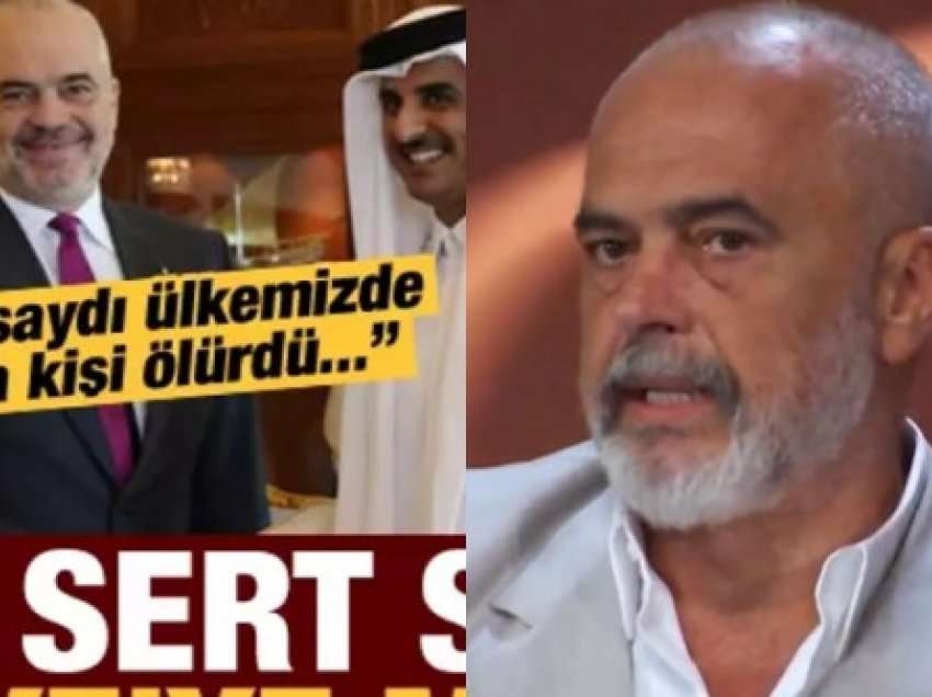 Mediat turke ‘ngrenë në qiell’ Edi Ramën: U tregua i ashpër me BE-në dhe mirënjohës ndaj nesh