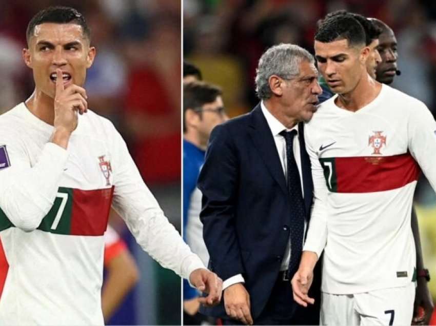 Ronaldo kapet me trajnerin e Portugalisë