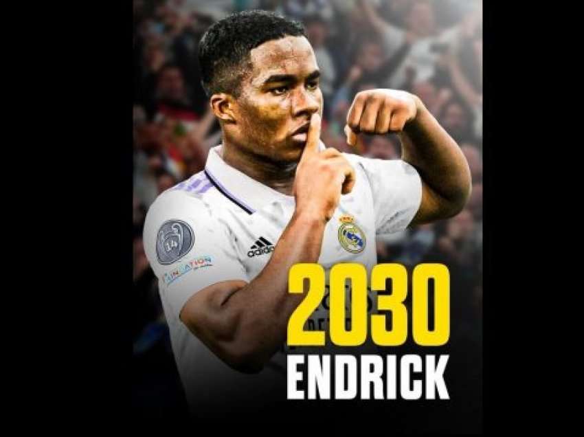 Endrick, brenda 24 orëve futbollist i Real Madridit