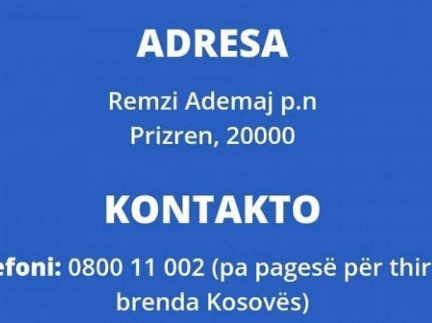 Qytetarët mund ta telefonojnë Komunën e Prizrenit pa pagesë