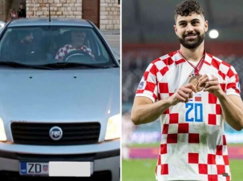 Ylli i Kroacisë shkon për të festuar vendin e tretë me një Fiat Punto