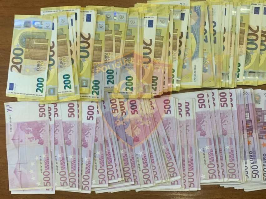 Me 59 mijë euro për të padeklaruara në çantën e dorës, arrestohet 45-vjeçari nga Kosova në pikën kufitare të Morinës