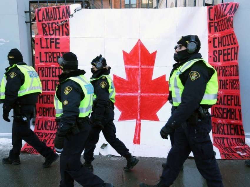 Trudeau kërkon t’i jepet fund protestës së kamionistëve në Kanada
