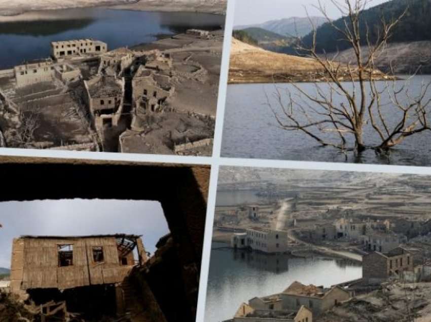 Pasojat e ngrohjes globale: Rrënojat e një fshati spanjoll dalin në shesh shkaku i tharjes së lumit
