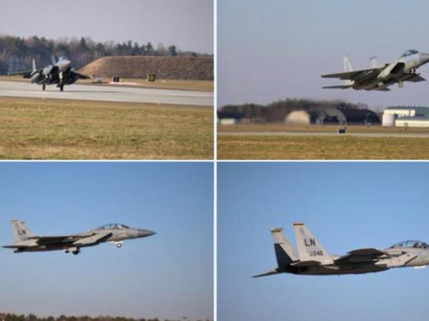 Tensione të reja “në front”, tetë avionë F15 amerikanë “i afrohen Rusisë”