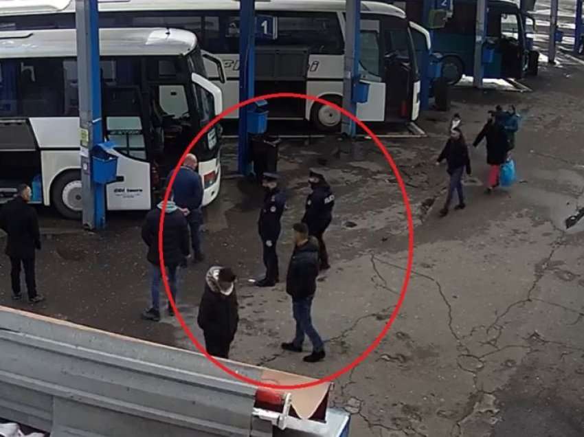 Momenti kur Policia evakuon zonën tek Stacioni i Autobusëve në Prishtinë