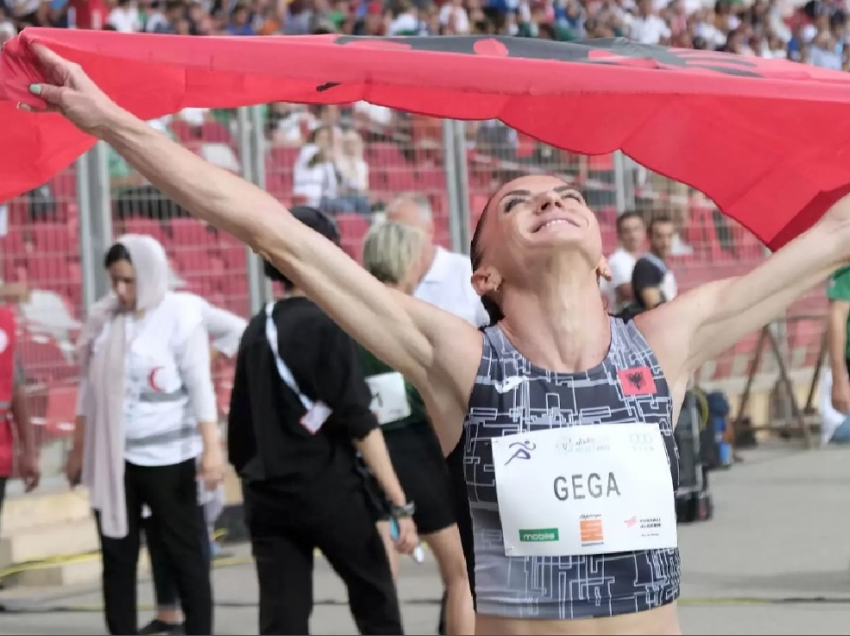 Shqiptarja dominon në 3000 metra me pengesa, organizatorët i ngatërrojnë himnin!