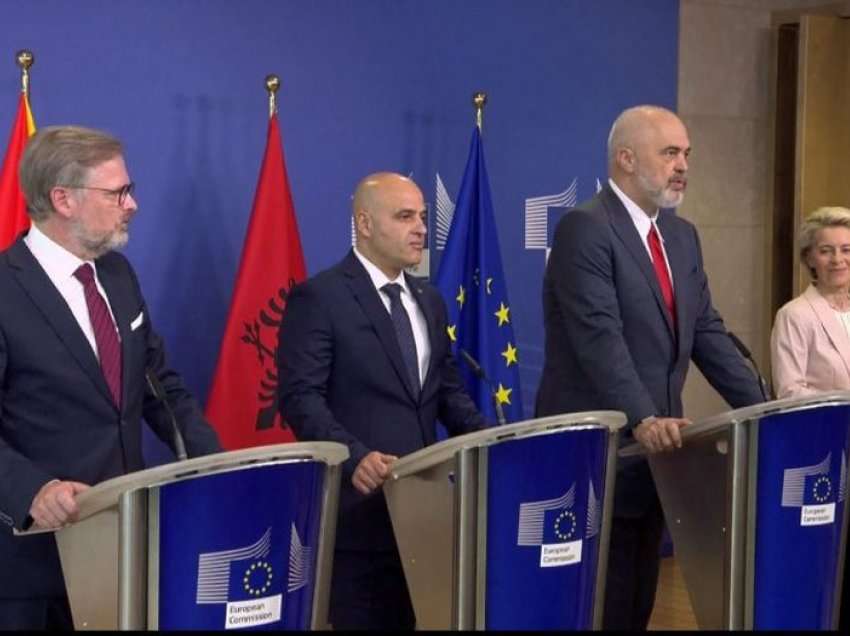 Moment historik! Gazetari tregon se kur mund të nisë konferenca e Parë Ndërqeveritare mes Shqipërisë, RMV dhe BE