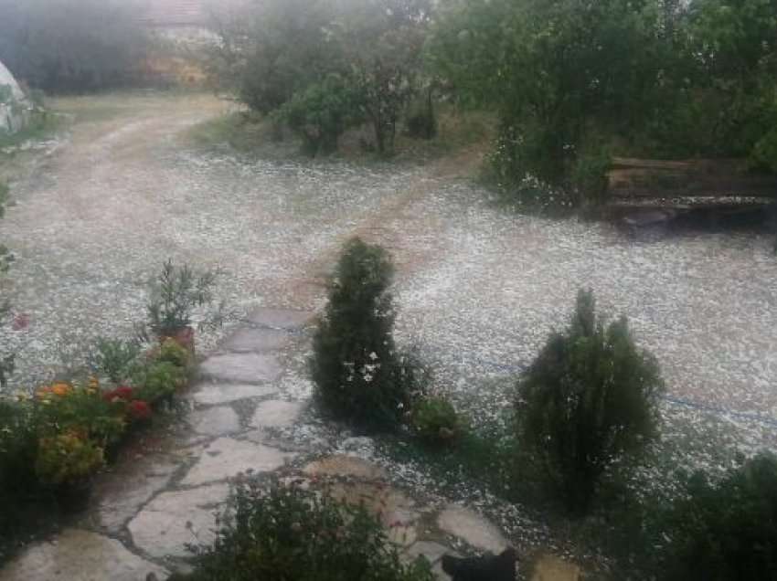 Erëra të forta, shi e breshër në Skënderaj, Mitrovicë e Zubin Potok
