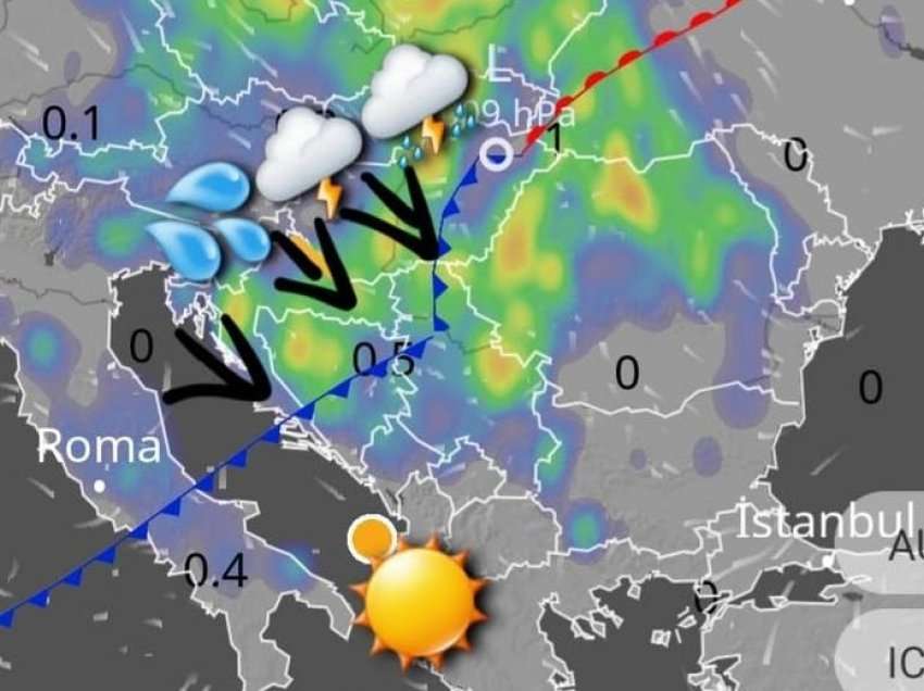 Cikloni drejt Ballkanit, priten stuhi të fuqishme! Meteorologët zbulojnë çfarë do ndodhë në ditët e ardhshme