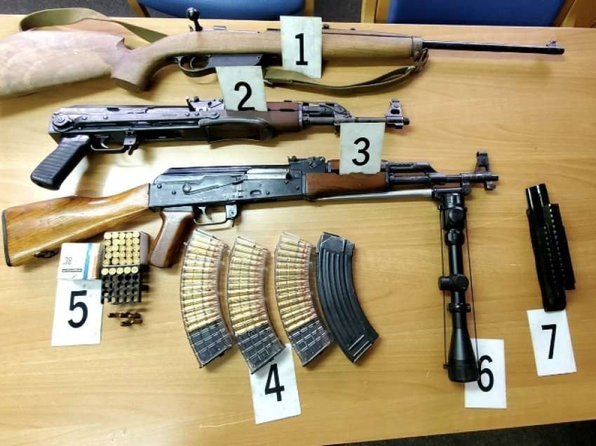 Për 4 muaj, Policia konfiskoi rreth 500 armë ilegale tek qytetarët