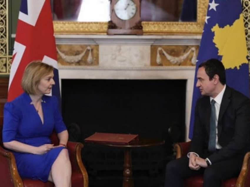 ​Truss-Kurti: Britania e konsideron Kosovën aleate të rëndësishme në rajon