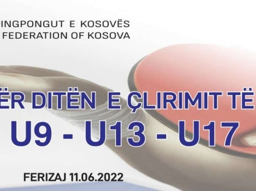 U mbajt turneu në pingpong “Dita e çlirimit të Kosovës”