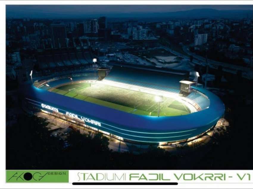 Agim Ademi publikon projektin se si do të duket stadiumi “Fadil Vokrri” pas rritjes së kapacitetit