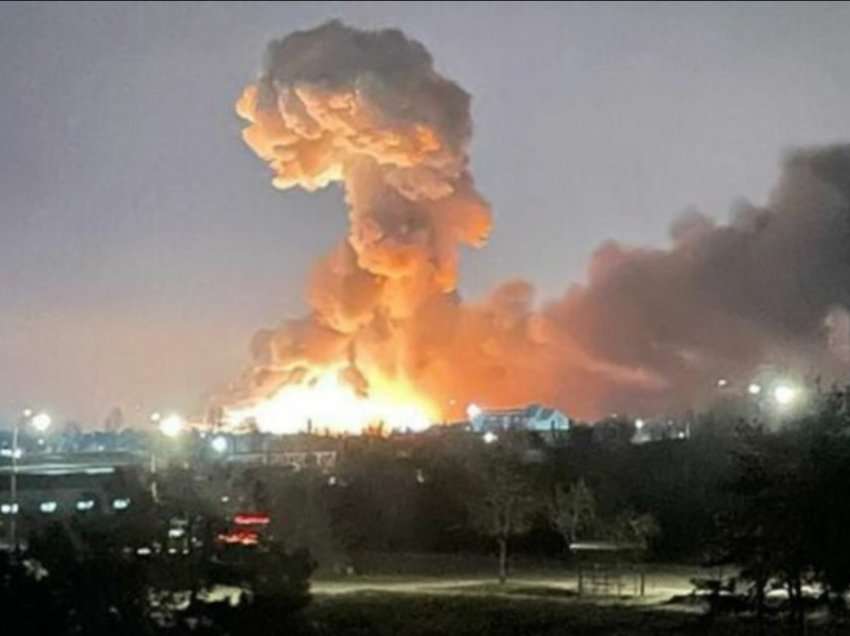 Shpërthime të fuqishme, rrëzohen dy avionë rusë mbi Kiev
