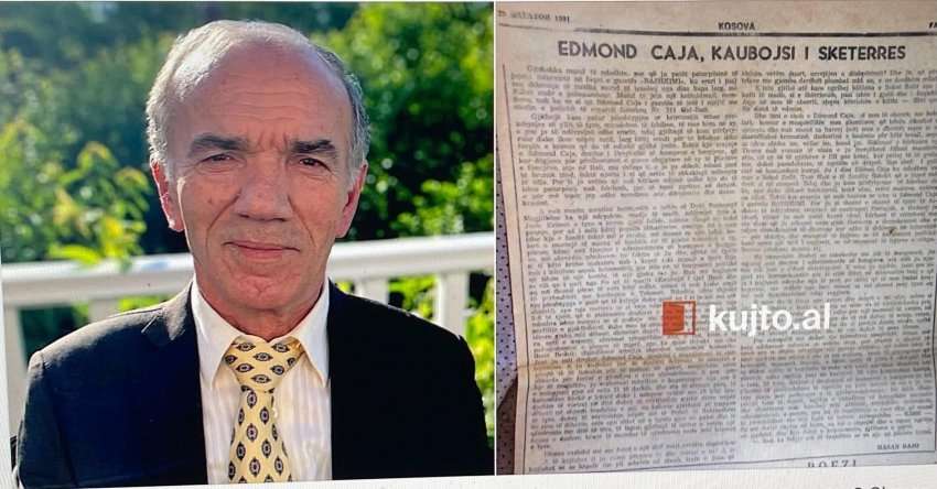 Edmond Caja, kaubojsi i skëterrës