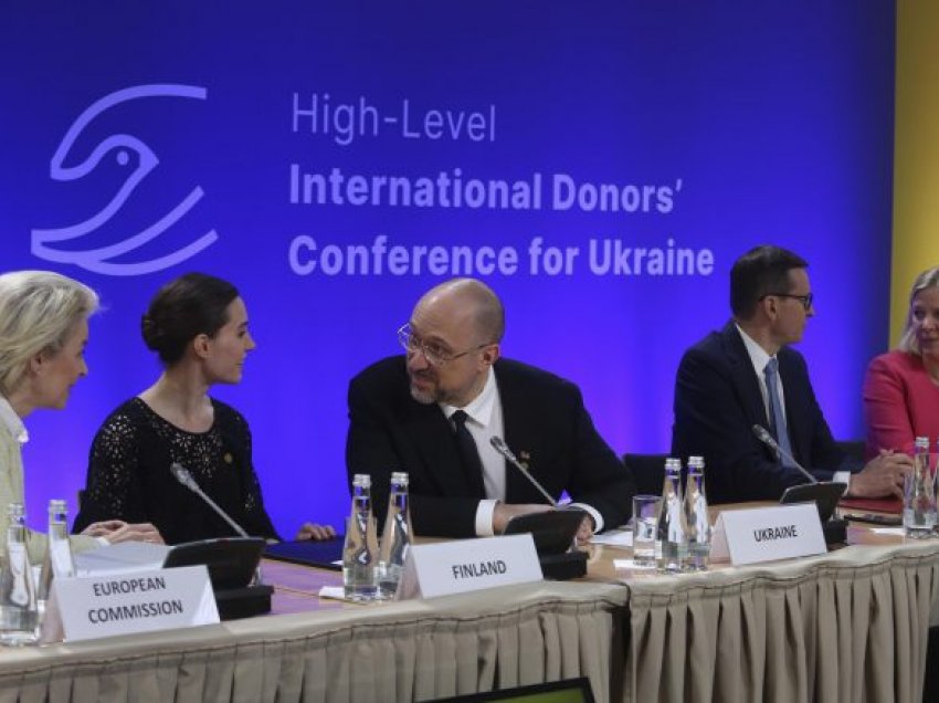 Tubohen mbi 6 miliardë euro për Ukrainën – Shqipëria dhuroi një milion euro në konferencën e donatorëve