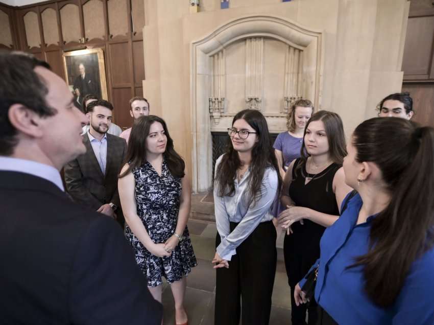 Kryeministri Kurti mbajti ligjëratë të hapur në Universitetin e Michigan
