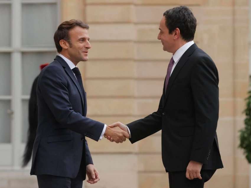 Takimi me presidentin francez, lajmërohet Kurti, tregon çka i propozuan Francës