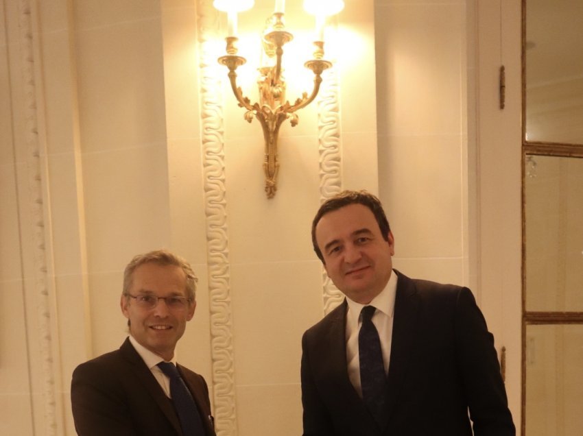 Kryeministri Kurti takoi z.Cyrille Bellier nga Agjencia Franceze për Zhvillim