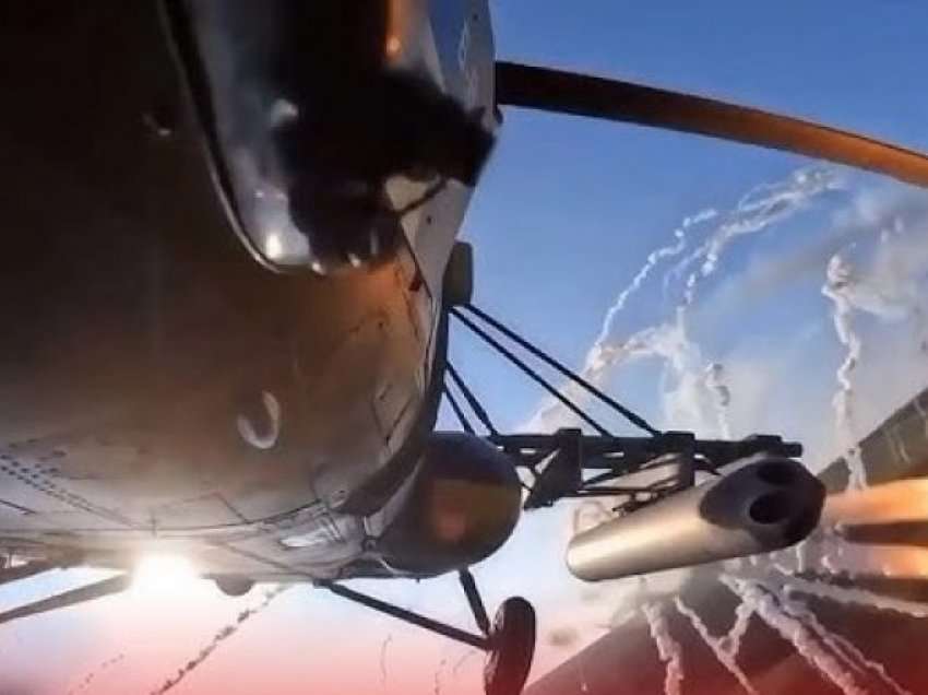 Helikopterët ukrainas sulmojnë me raketa e mitralozë pozicionet e ushtrisë ruse