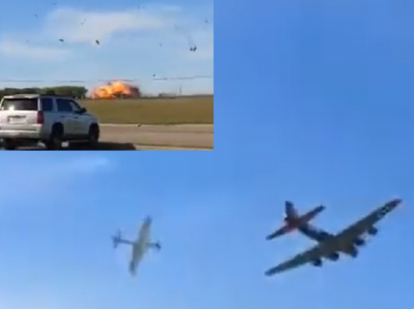 Momenti kur dy aeroplanë përplasen në ajër në Dallas