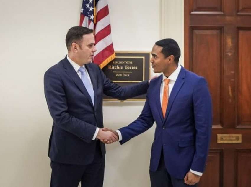 ​Abdixhiku në Washington takon kongresmeni demokrat Ritchie Torres