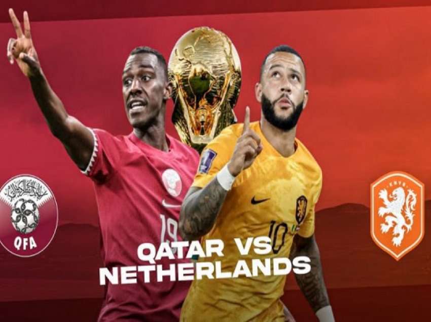 Holanda kërkon kualifikimin me fitore ndaj Katarit, formacionet zyrtare