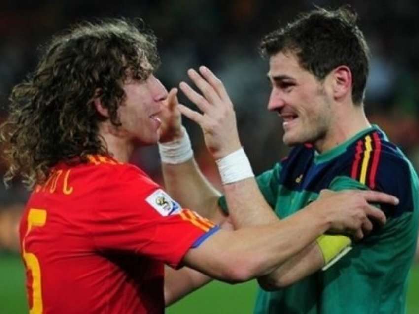 Puyol me reagim të çuditshëm pasi Casillas e pranoi se është homoseksual