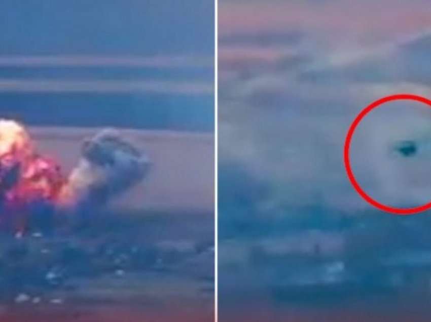 Ukrainasit rrëzojnë aeroplanin luftarak rus, publikohen pamjet e shpërthimit